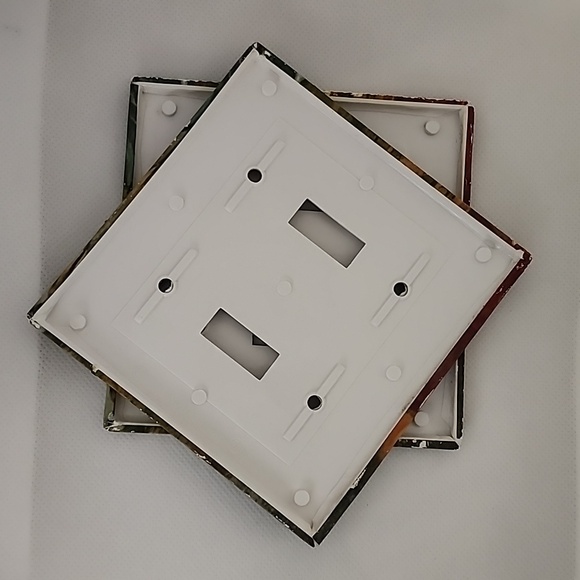 Double decorative switch plate - Picture 4 of 5